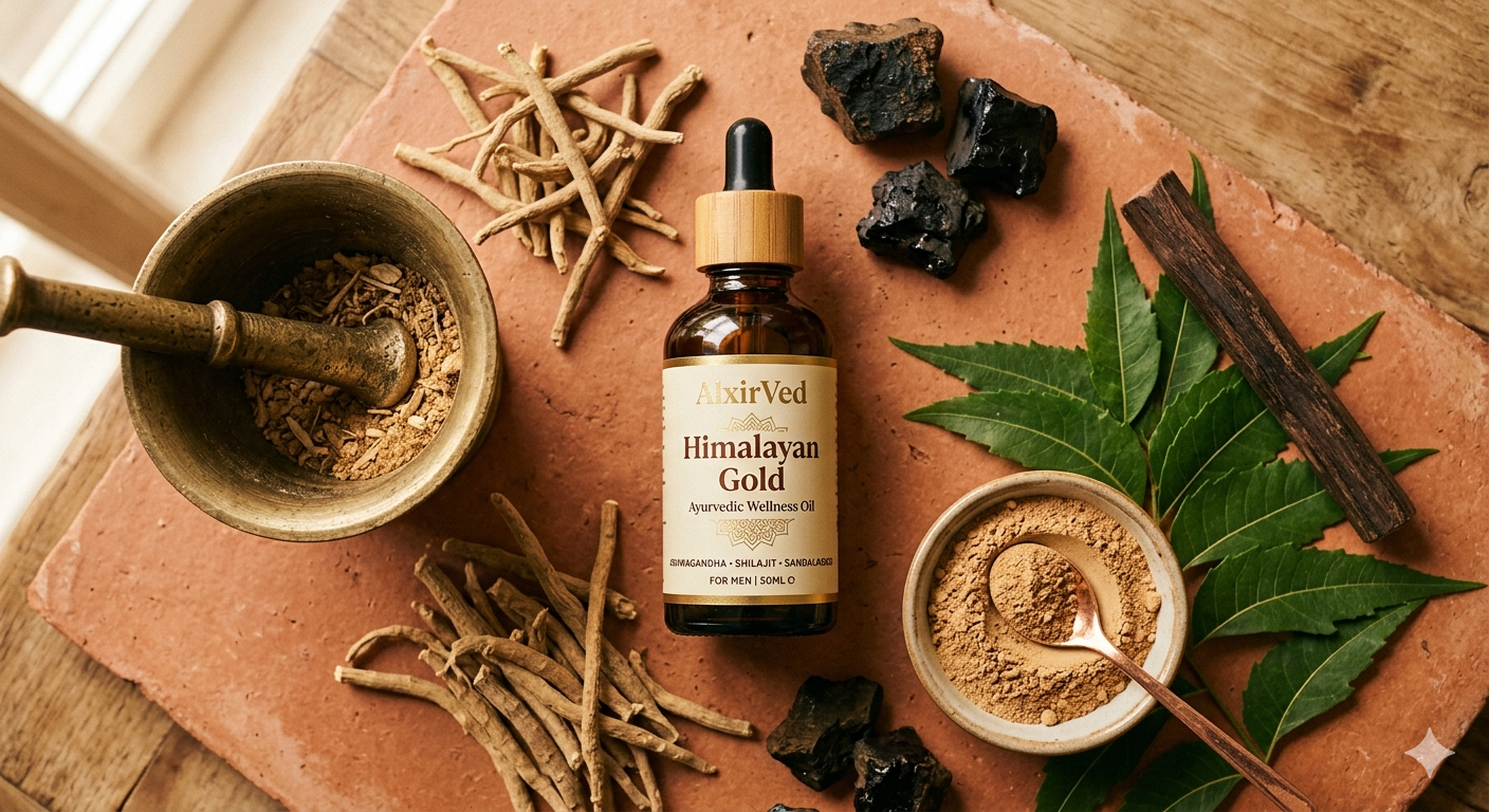 Himalayan Gold – Pure Ayurvedic Massage Oil
